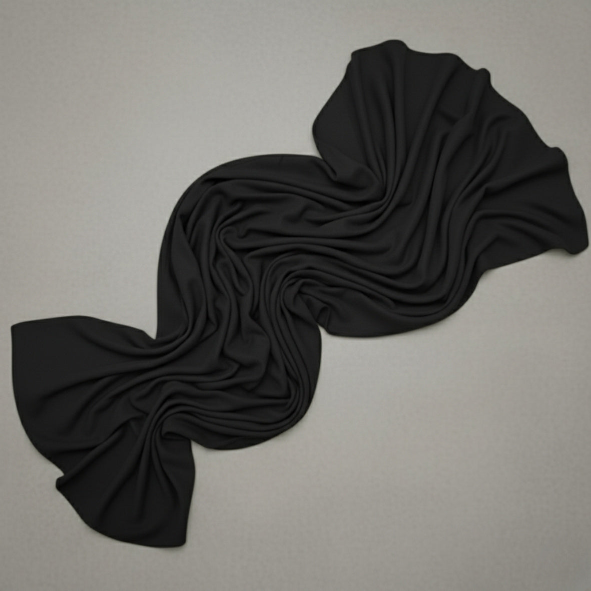Jersey Hijab - Black