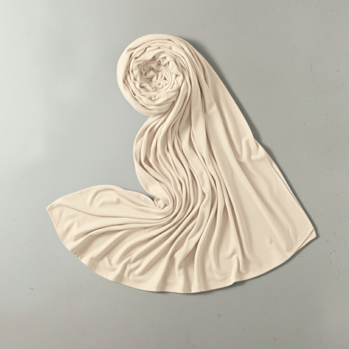 Jersey Hijab - cream