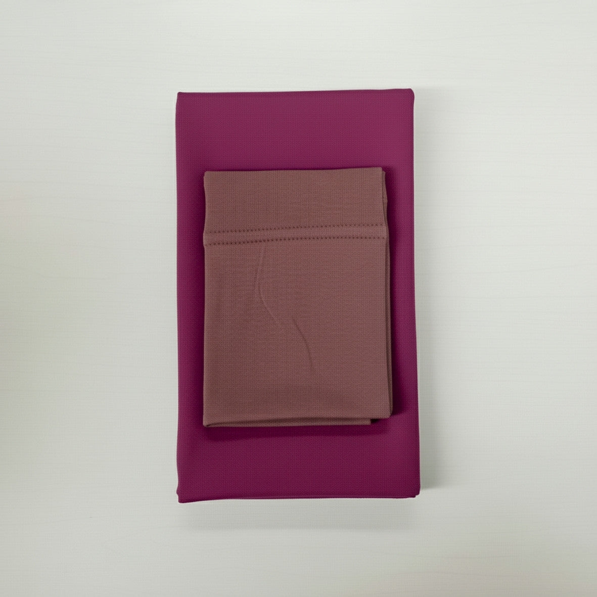 Chiffon Hijab With Matching Undercap - deep magenta