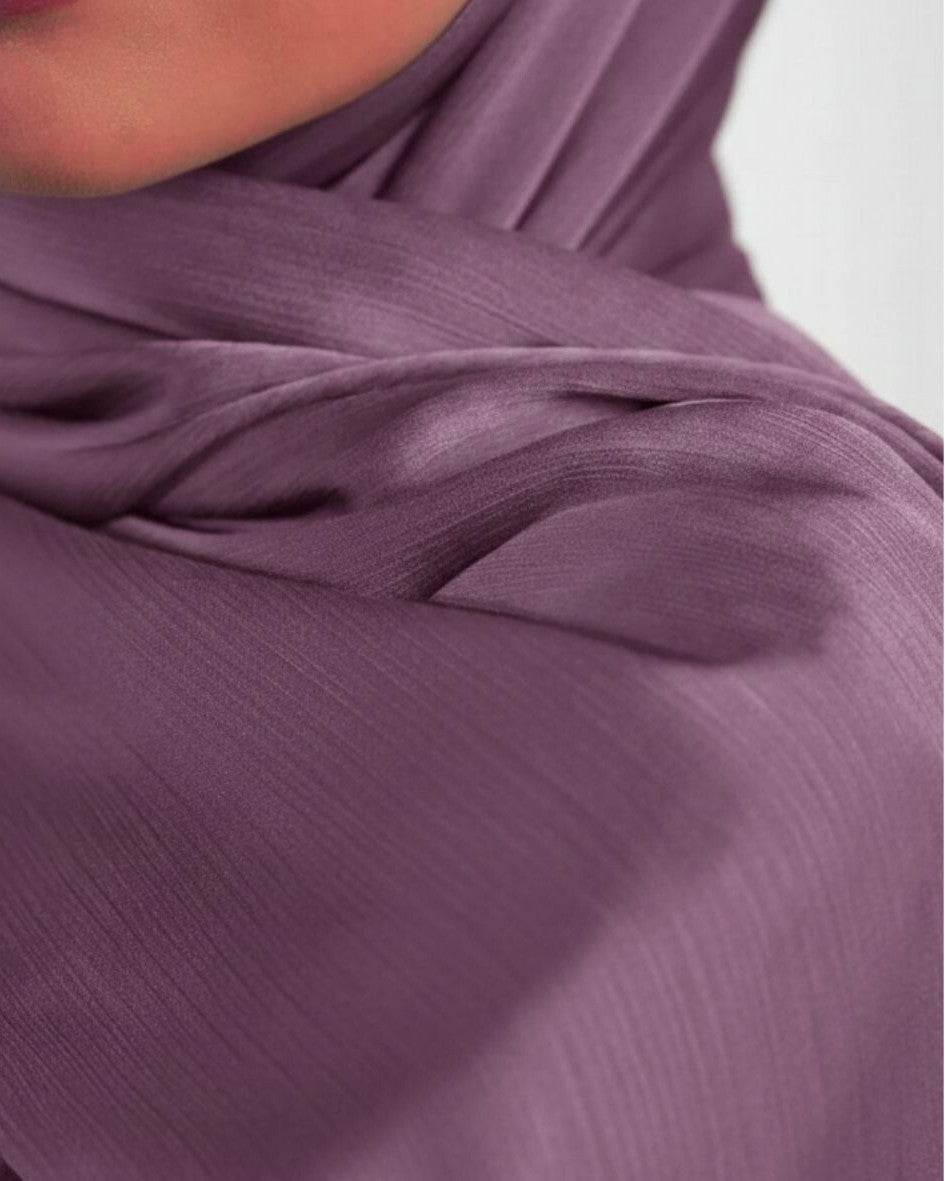 Crinkle Satin Hijab