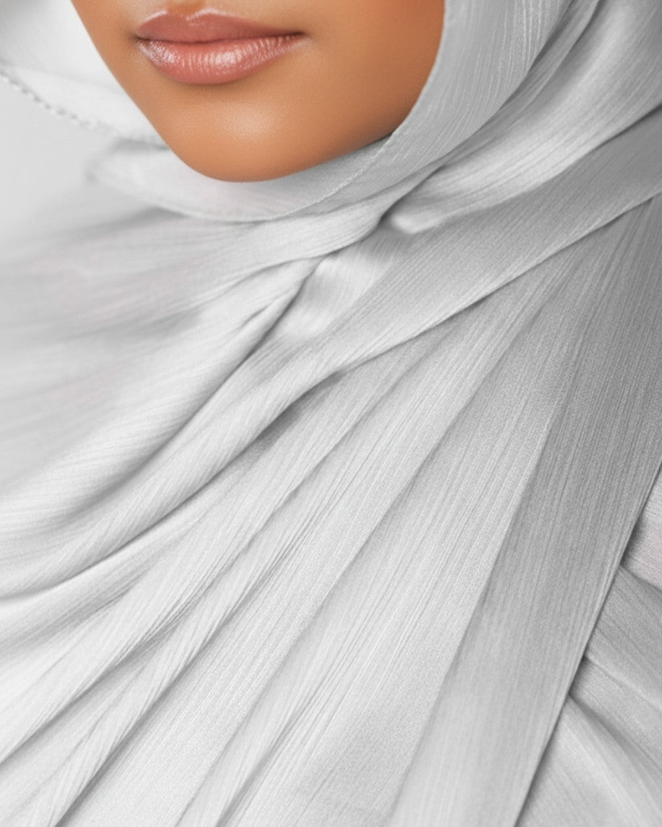 Crinkle Satin Hijab