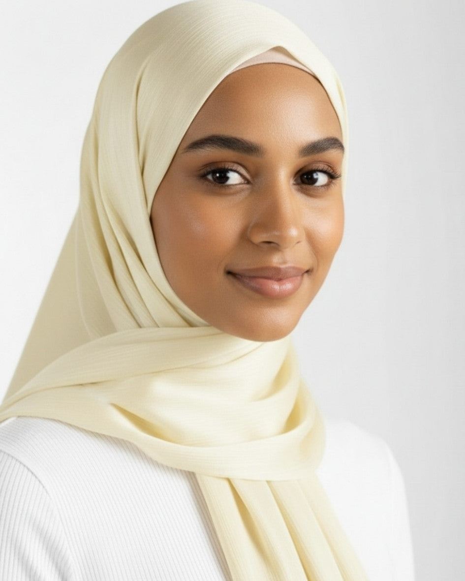 Crinkle Satin Hijab