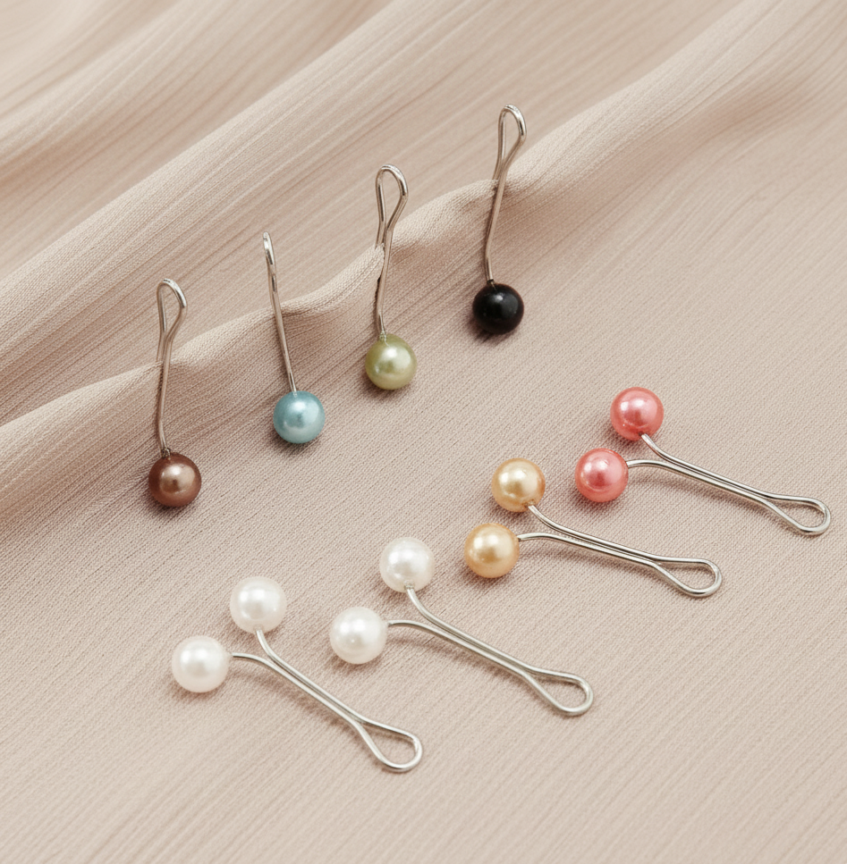 U-Shaped Pearl pin