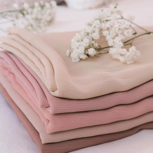 Crinkle Plain Chiffon