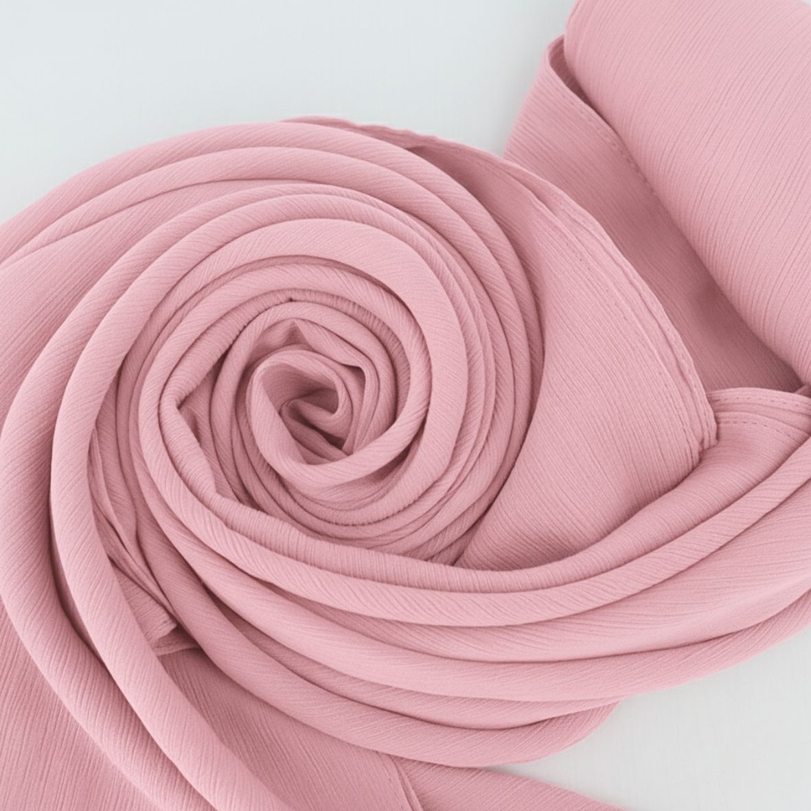 Crinkle Plain Chiffon - Pink