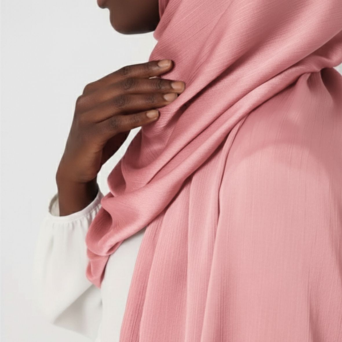 Crinkle Satin Hijab