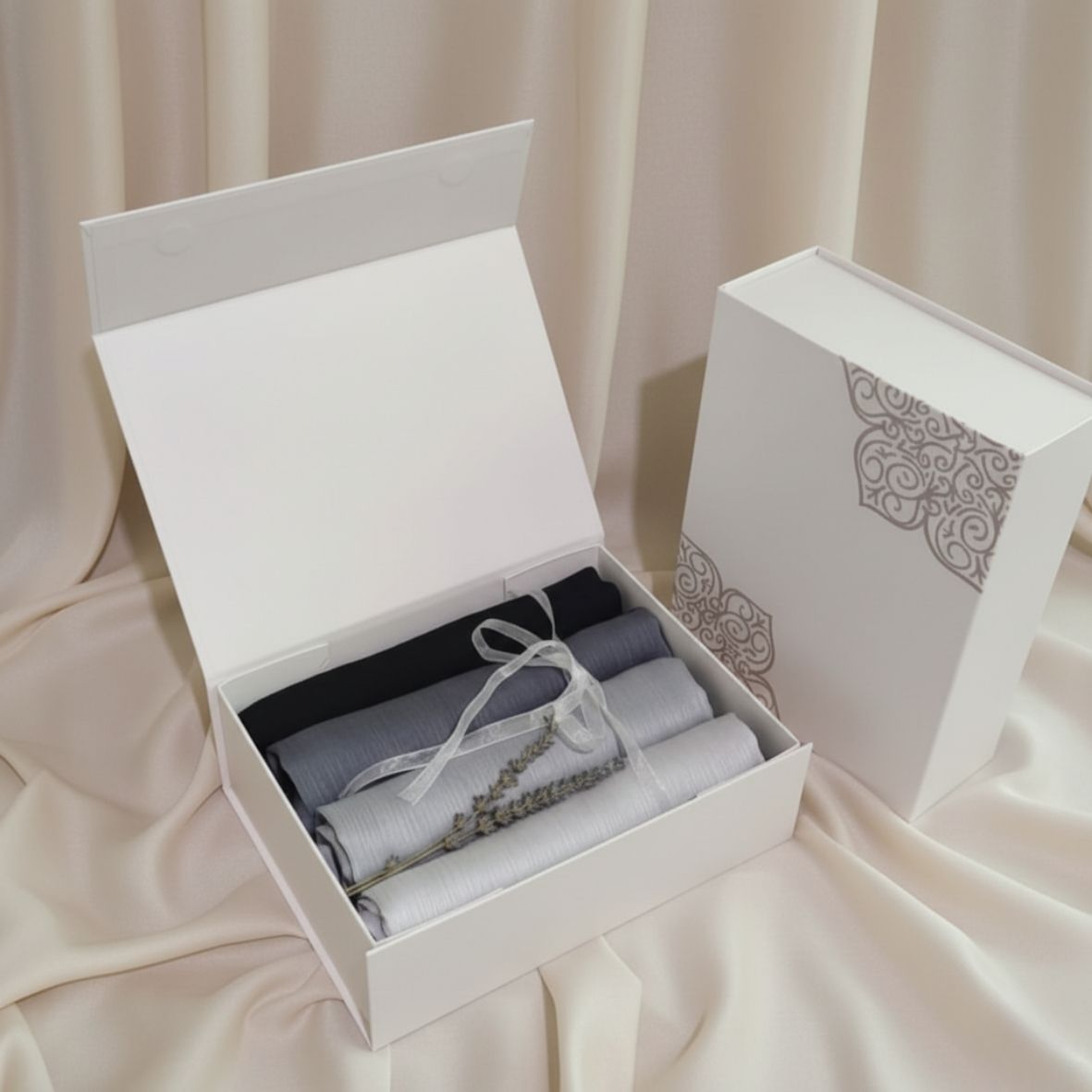 Gift Box - Satin Gray