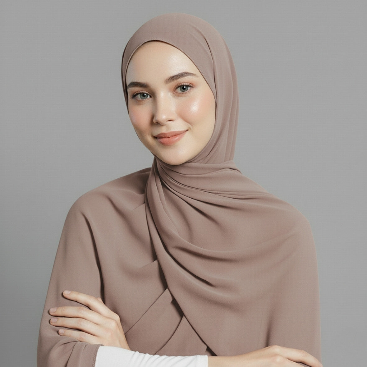 Premium Chiffon - Brown