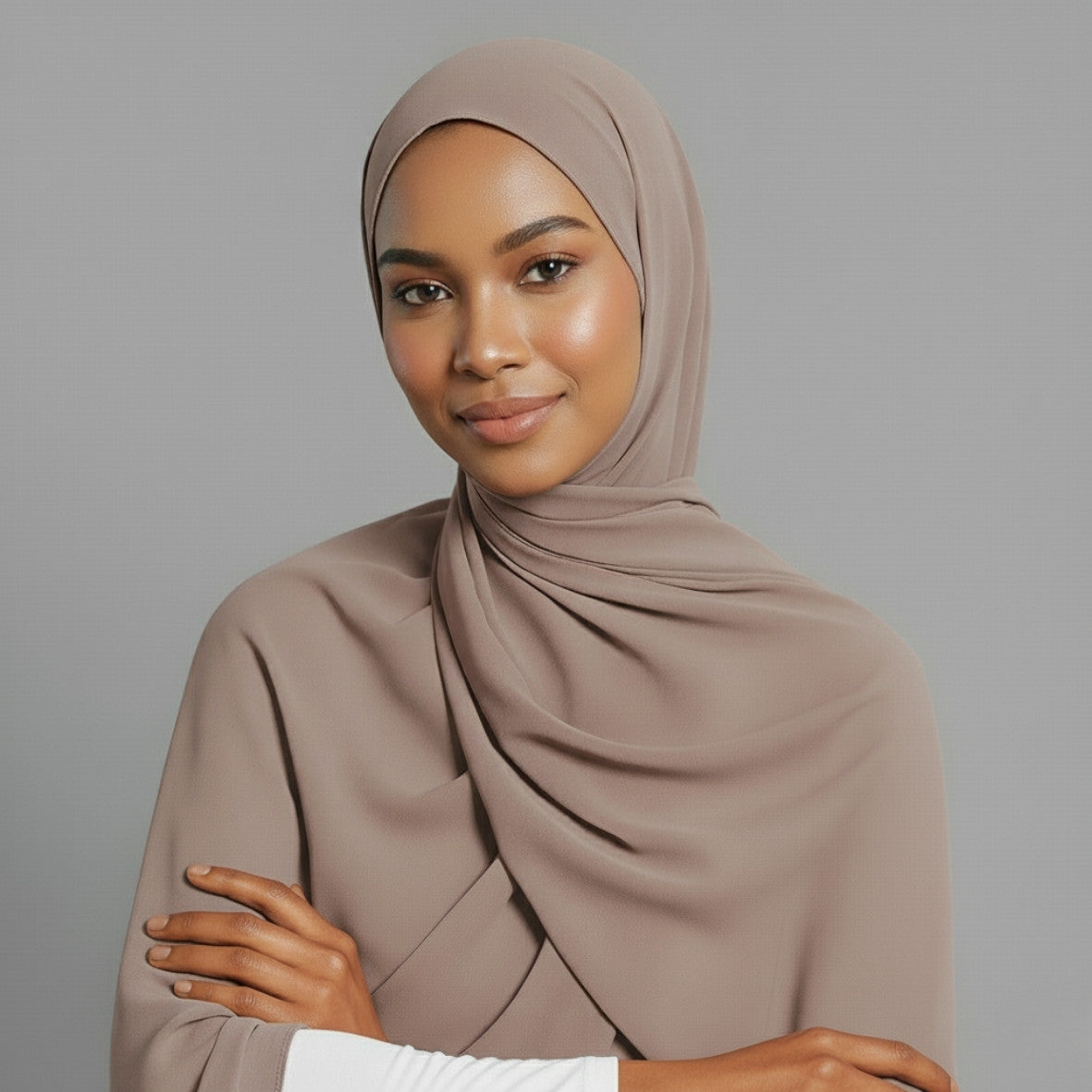 Premium Chiffon - Brown